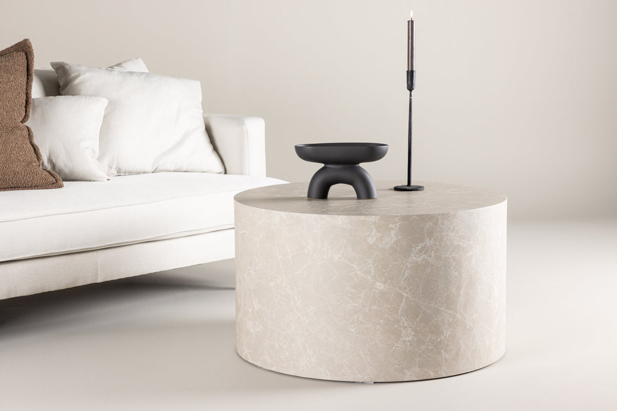 York sofabord - Ø80 cm - beige - billede 13