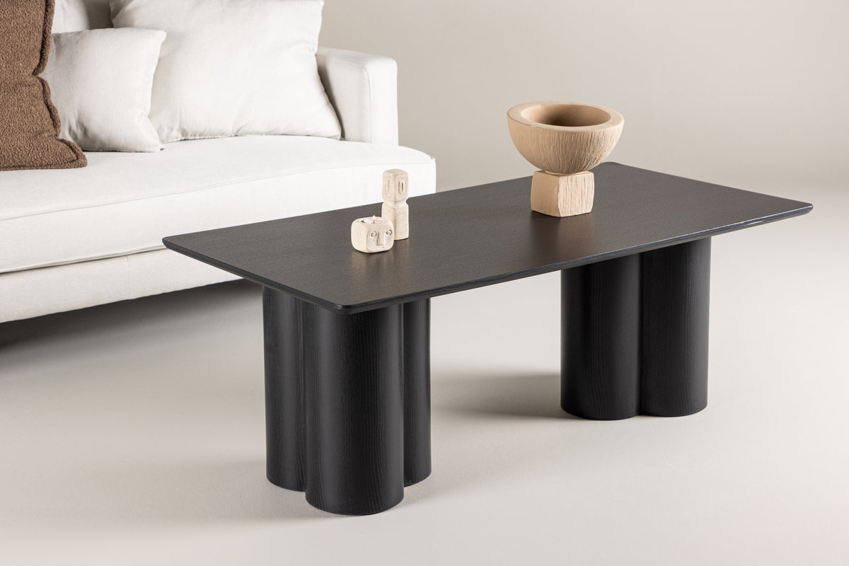 Olivia sofabord - 120 × 60 cm - sort - billede 13