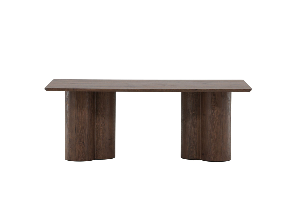Olivia sofabord - 120 × 60 cm - mokka - billede 1