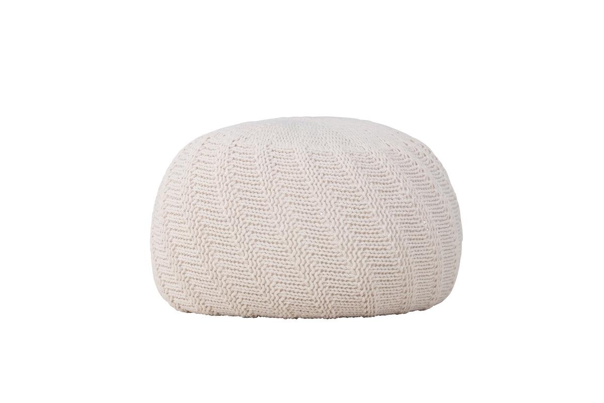 Ted puf - knækket hvid, beige - billede 11