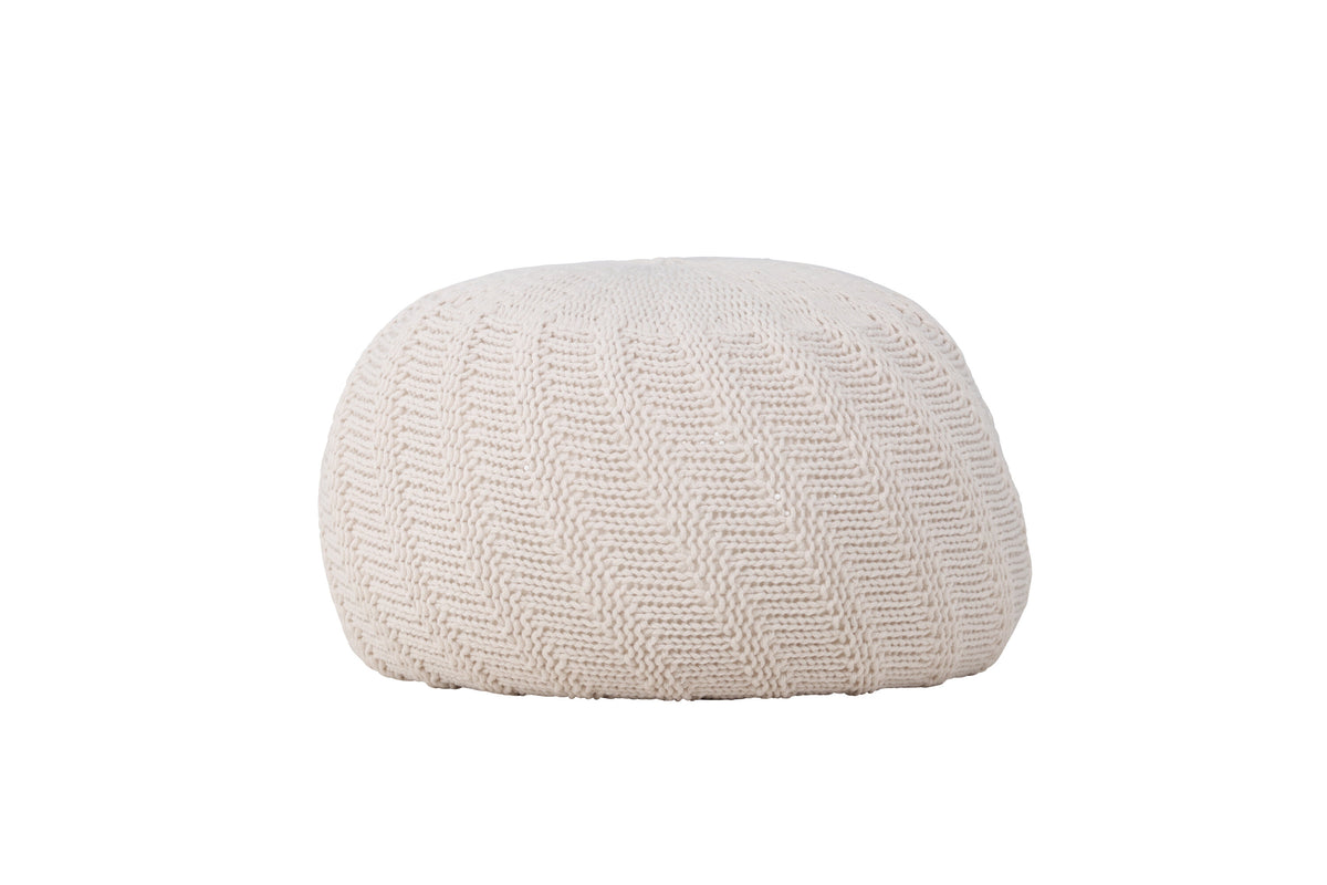 Ted puf - knækket hvid, beige - billede 12