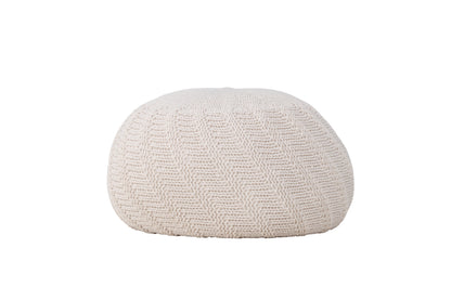 Ted puf - knækket hvid, beige - billede 2