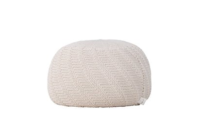 Ted puf - knækket hvid, beige - billede 5