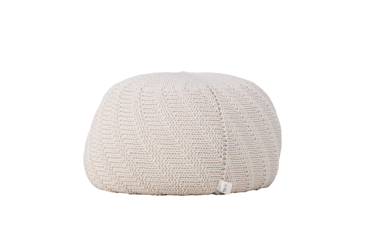Ted puf - knækket hvid, beige - billede 6