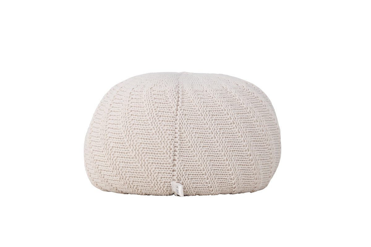 Ted puf - knækket hvid, beige - billede 7