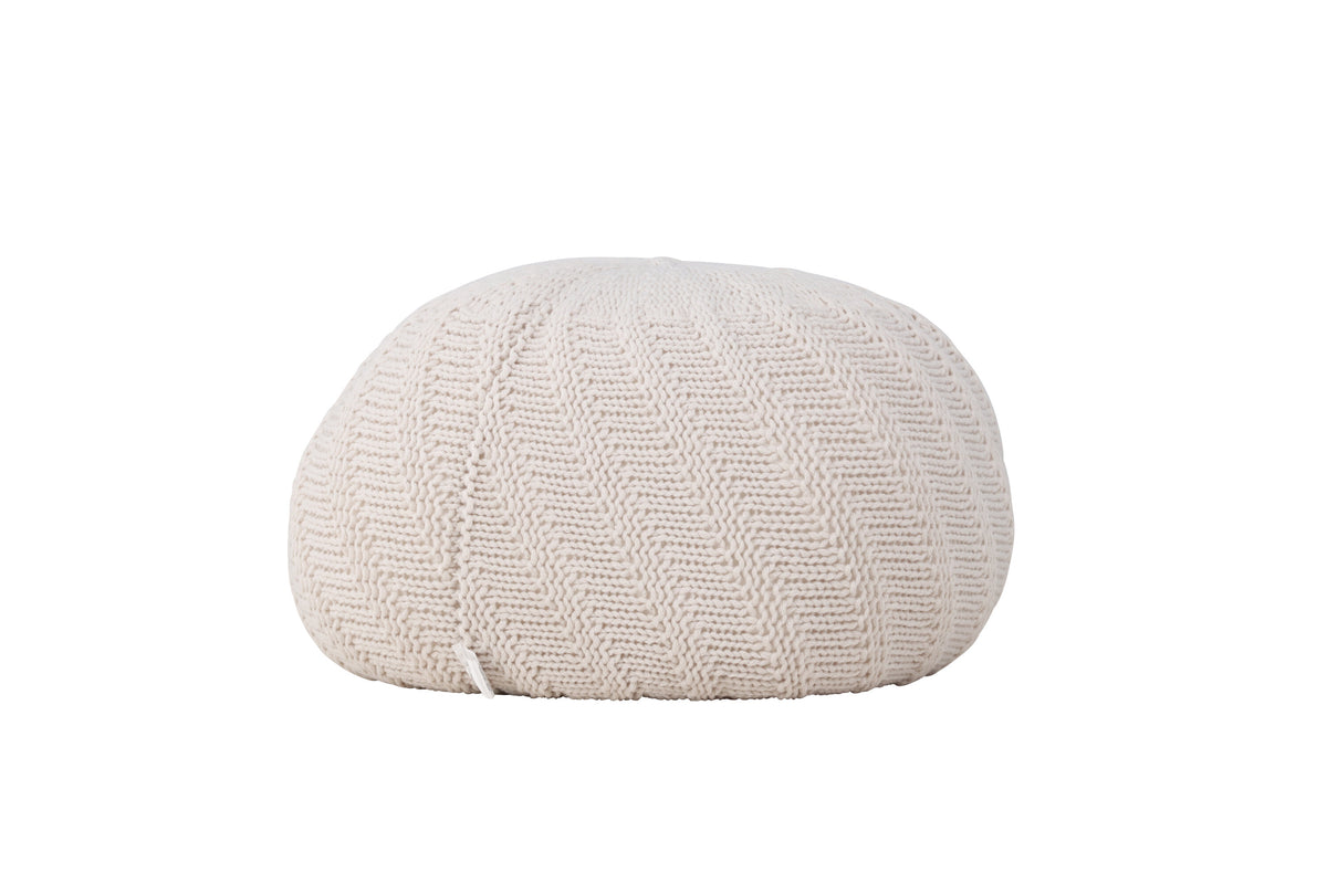 Ted puf - knækket hvid, beige - billede 8