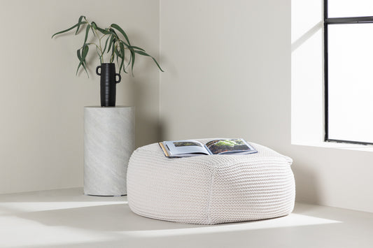 Luca Puf 60 x 40 x 60 Cremefarvet