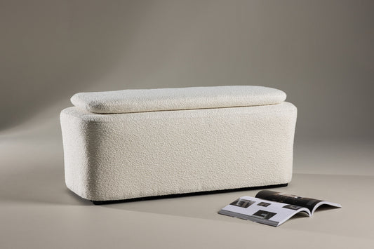 Laurel Ottoman 110 x 51 x 46,5 Hvid