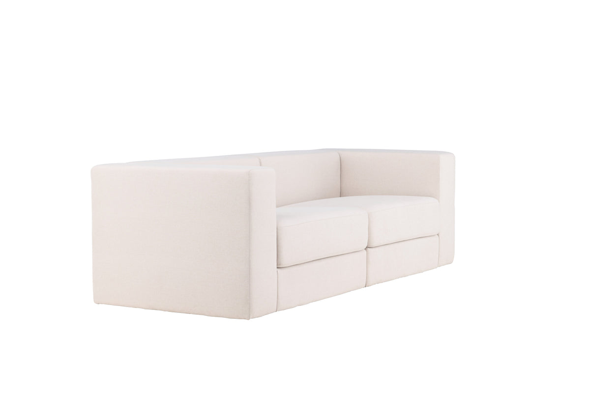 Lumi 3-personers sofa - sort, hvid - billede 11