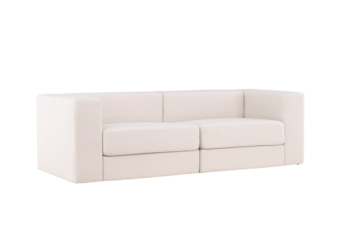 Lumi 3-personers sofa - sort, hvid - billede 12