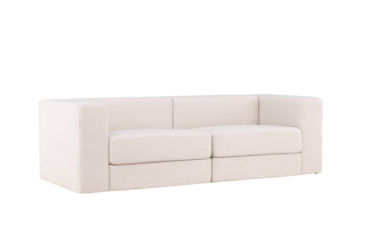 Lumi 3-personers sofa - sort, hvid - billede 12