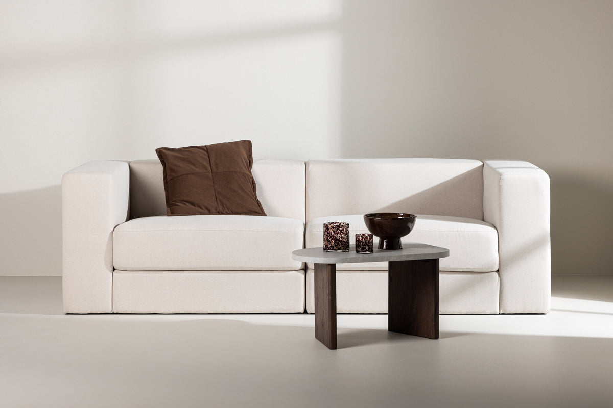 Lumi 3-personers sofa - sort, hvid - billede 13