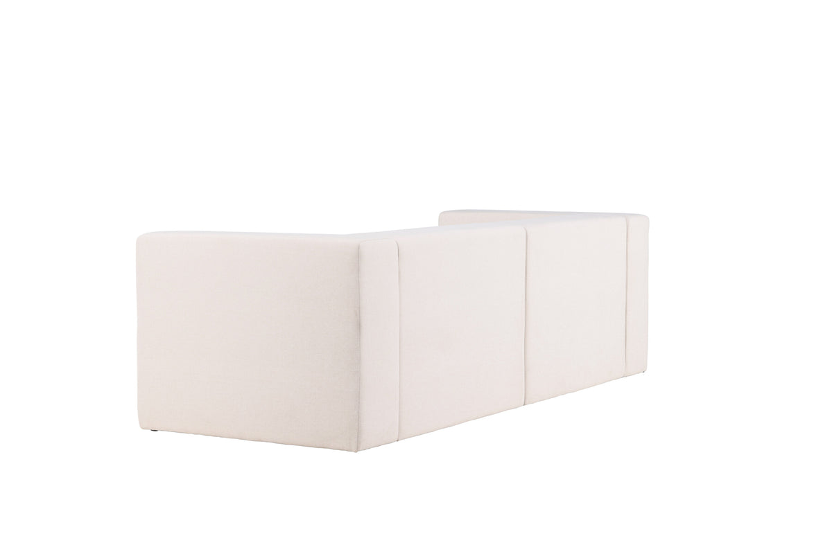 Lumi 3-personers sofa - sort, hvid - billede 5