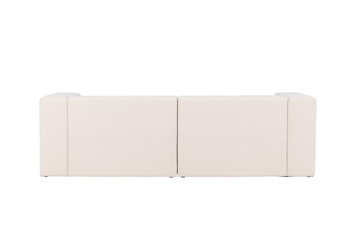 Lumi 3-personers sofa - sort, hvid - billede 7