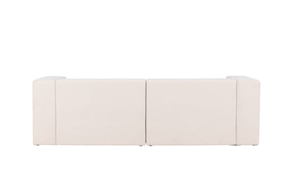 Lumi 3-personers sofa - sort, hvid - billede 7