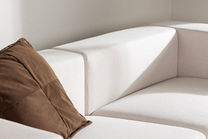 Lumi 3-personers sofa - sort, hvid - billede 16
