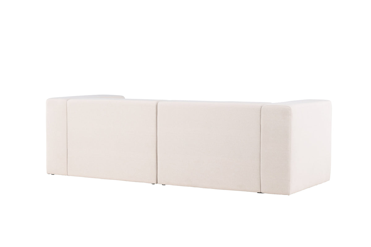 Lumi 3-personers sofa - sort, hvid - billede 8