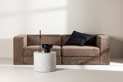 Lumi 3-personers sofa - sort, brun - billede 13