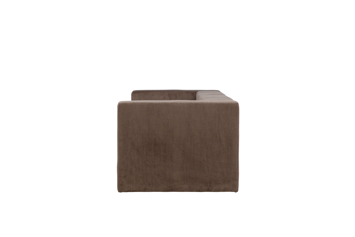 Lumi 3-personers sofa - sort, brun - billede 4