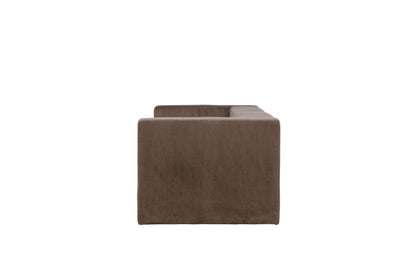 Lumi 3-personers sofa - sort, brun - billede 4