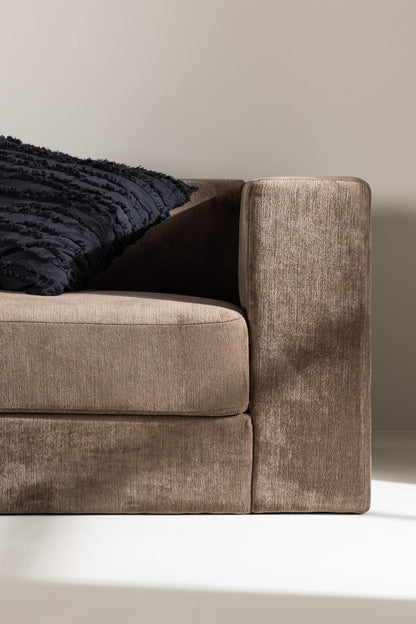 Lumi 3-personers sofa - sort, brun - billede 20