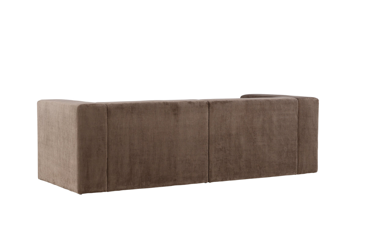 Lumi 3-personers sofa - sort, brun - billede 6