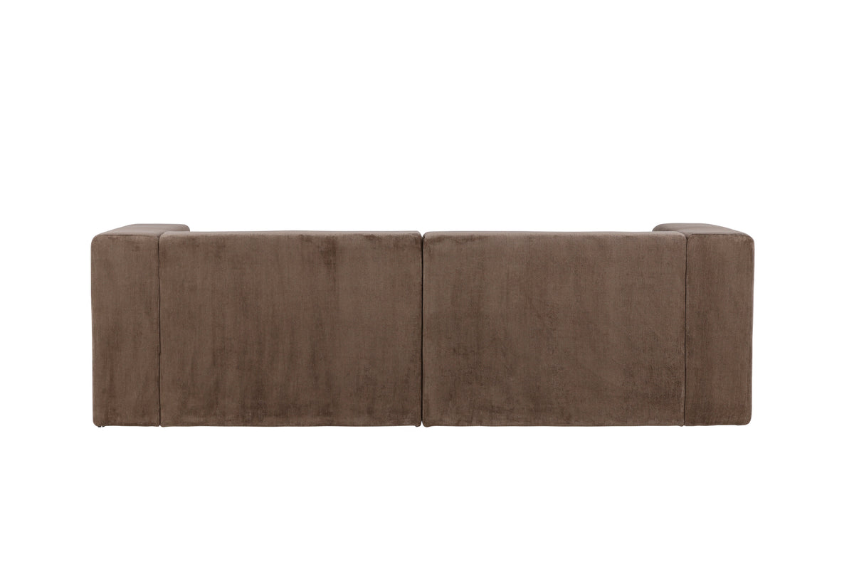 Lumi 3-personers sofa - sort, brun - billede 7
