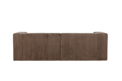 Lumi 3-personers sofa - sort, brun - billede 7