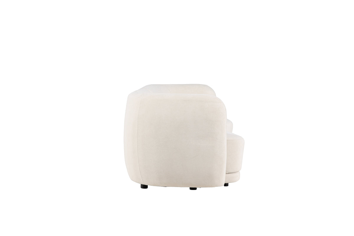 Cielo 3-personers sofa - sort, hvid - billede 10