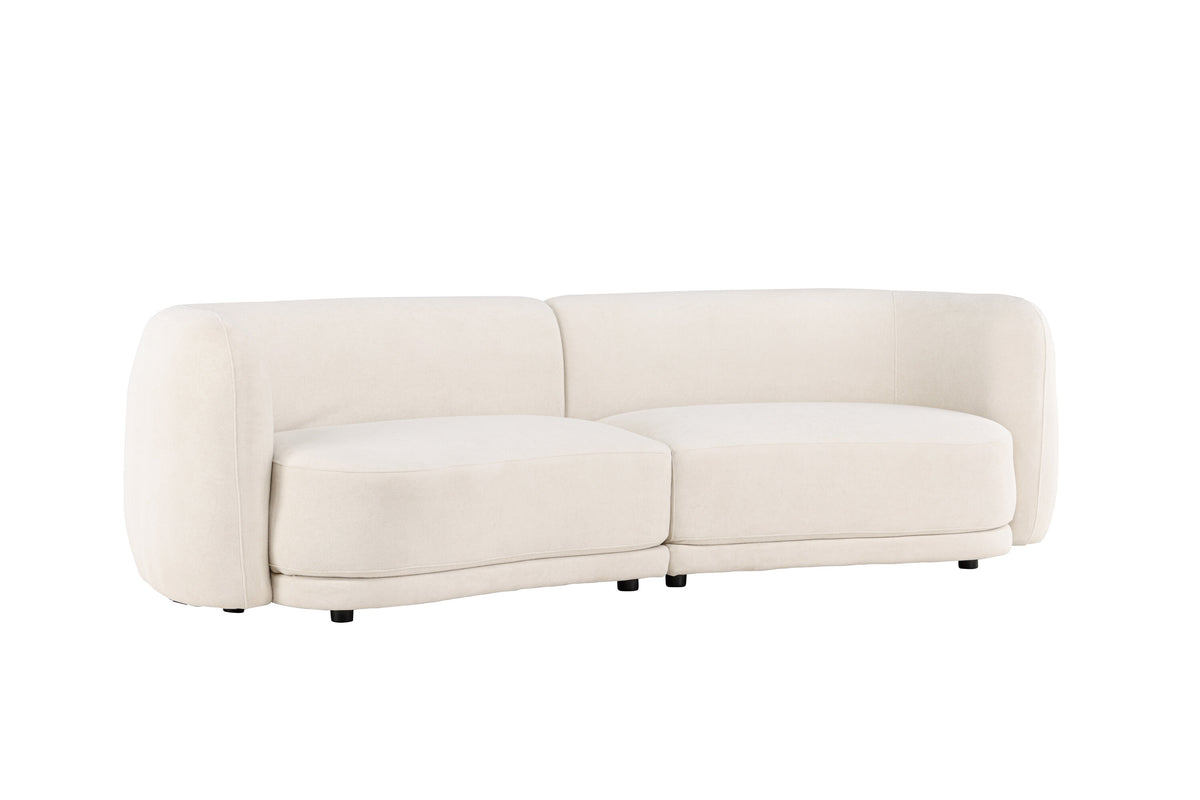 Cielo 3-personers sofa - sort, hvid - billede 12
