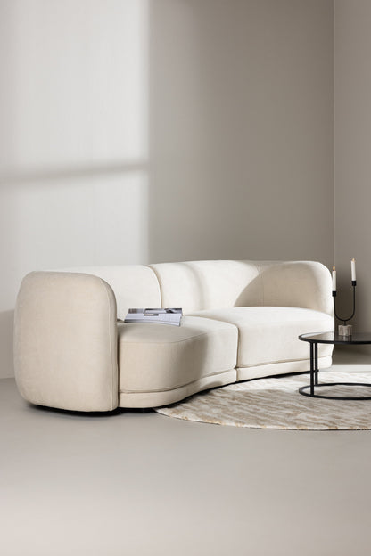 Cielo 3-personers sofa - sort, hvid - billede 18