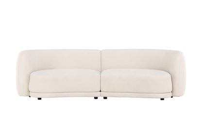 Cielo 3-personers sofa - sort, hvid - billede 1