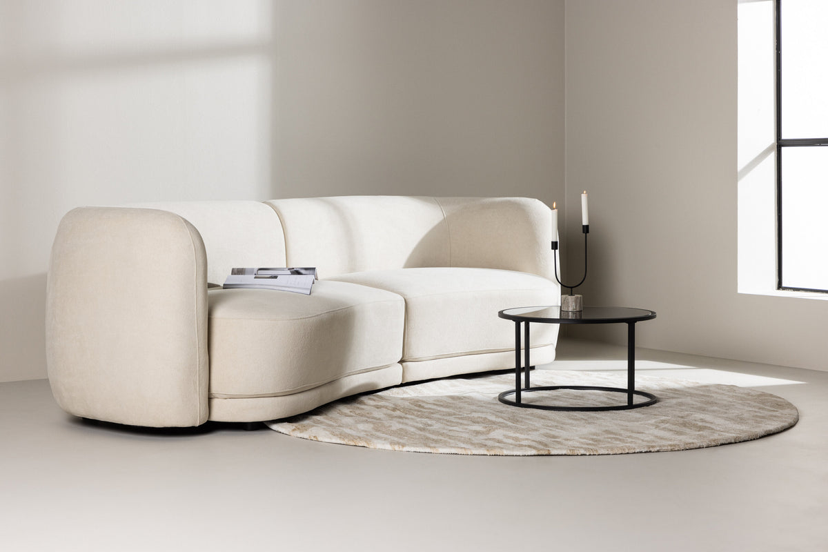 Cielo 3-personers sofa - sort, hvid - billede 13
