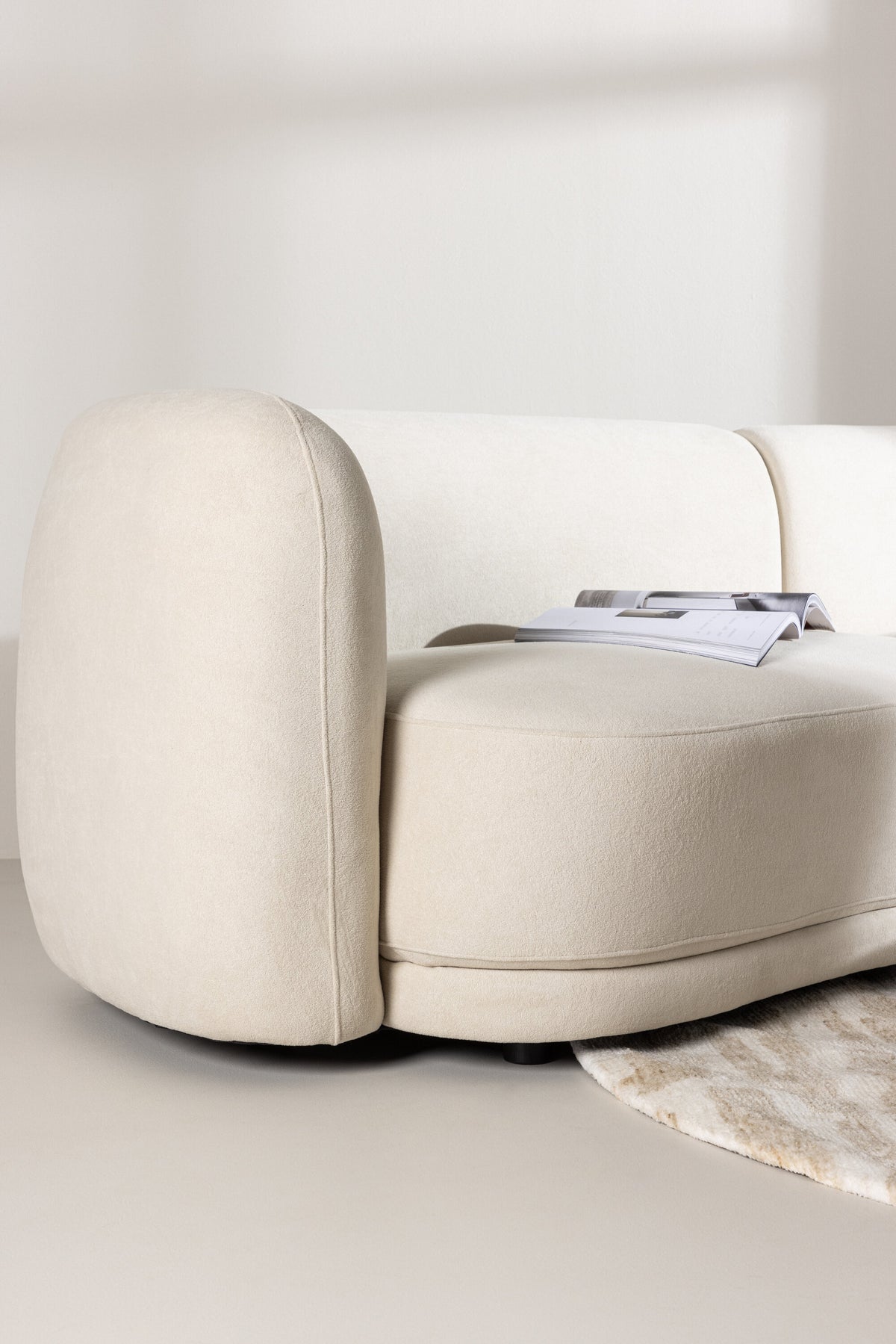 Cielo 3-personers sofa - sort, hvid - billede 19