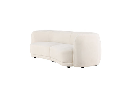 Cielo 3-personers sofa - sort, hvid - billede 3