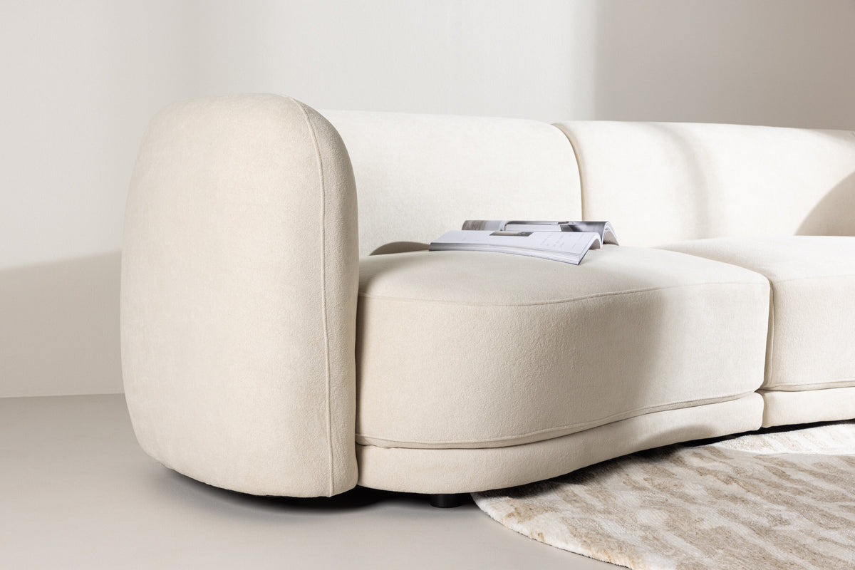 Cielo 3-personers sofa - sort, hvid - billede 14