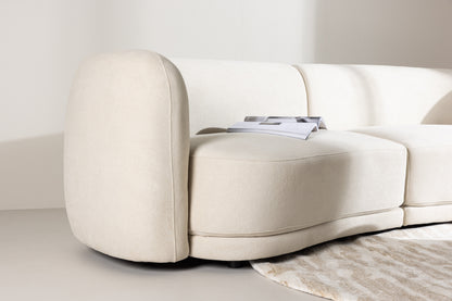 Cielo 3-personers sofa - sort, hvid - billede 14