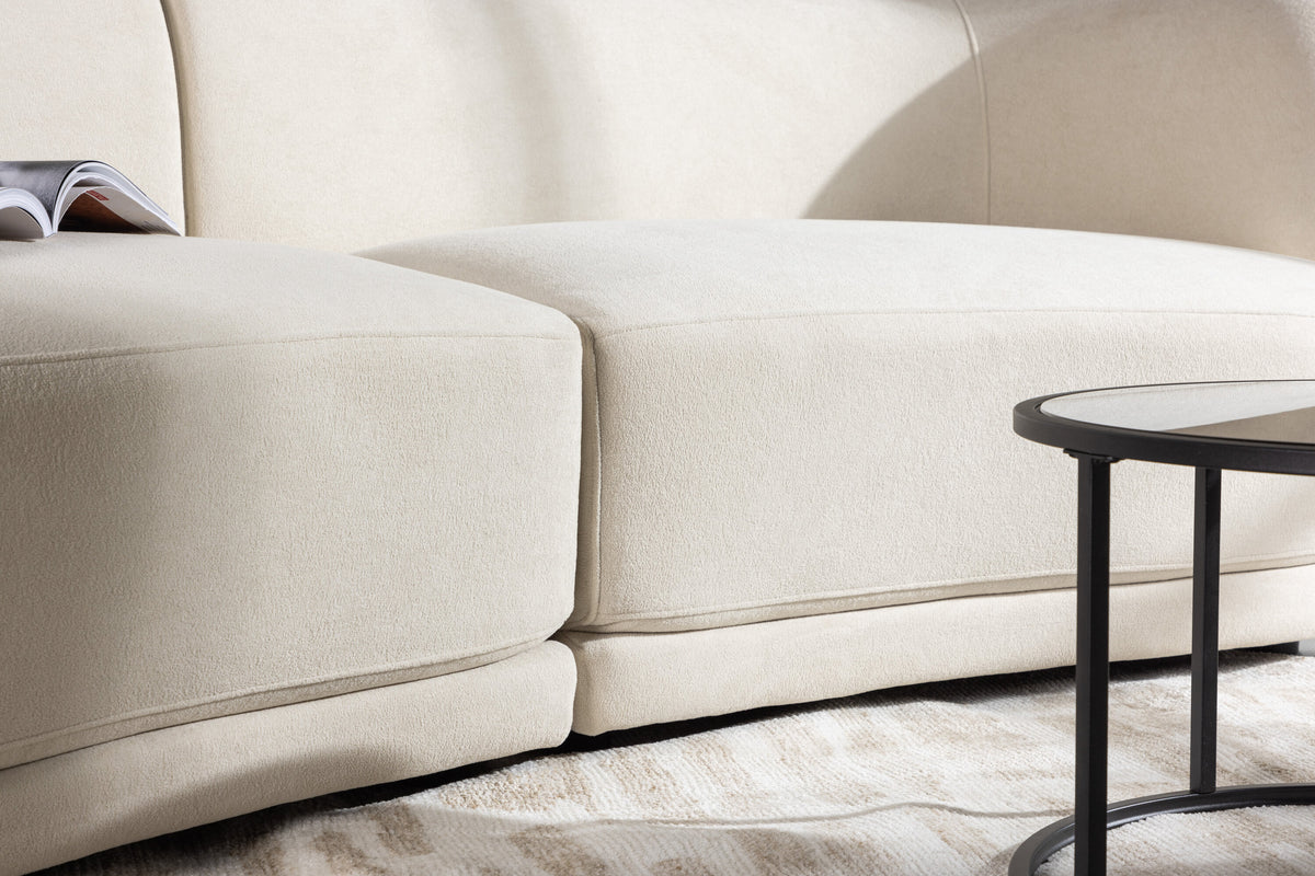 Cielo 3-personers sofa - sort, hvid - billede 15