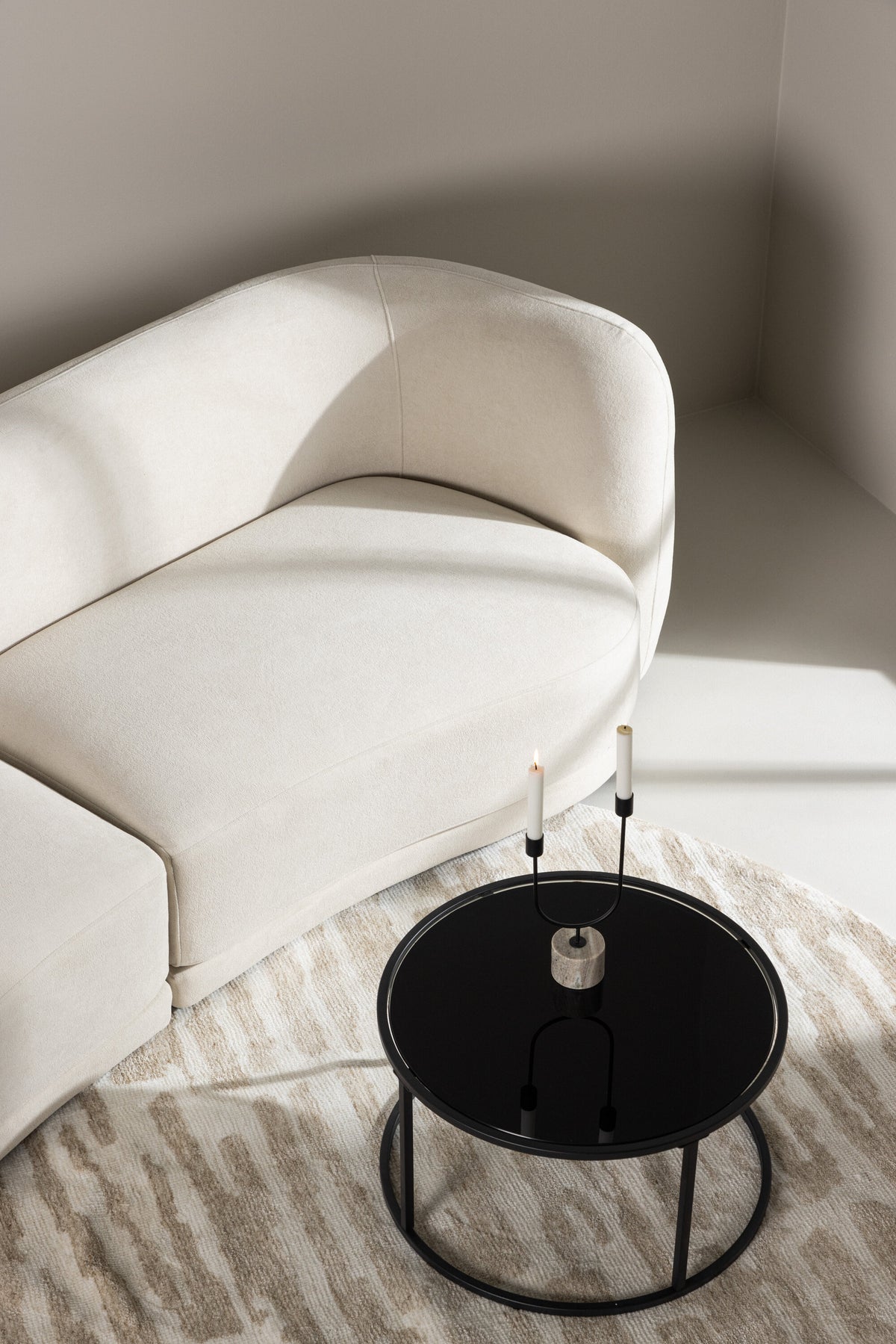 Cielo 3-personers sofa - sort, hvid - billede 21