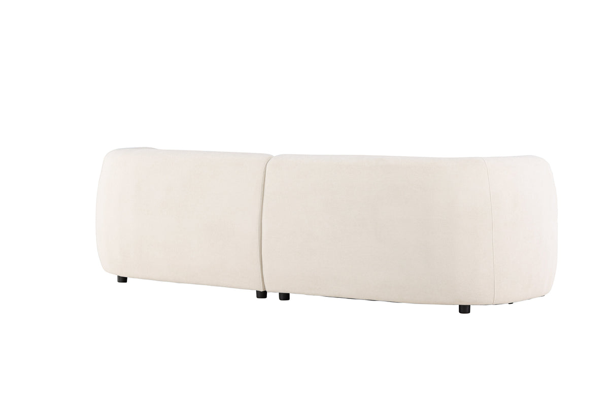 Cielo 3-personers sofa - sort, hvid - billede 8