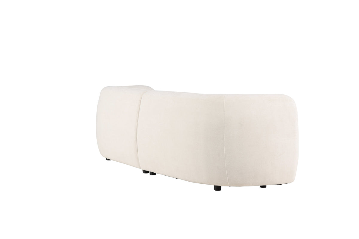 Cielo 3-personers sofa - sort, hvid - billede 9