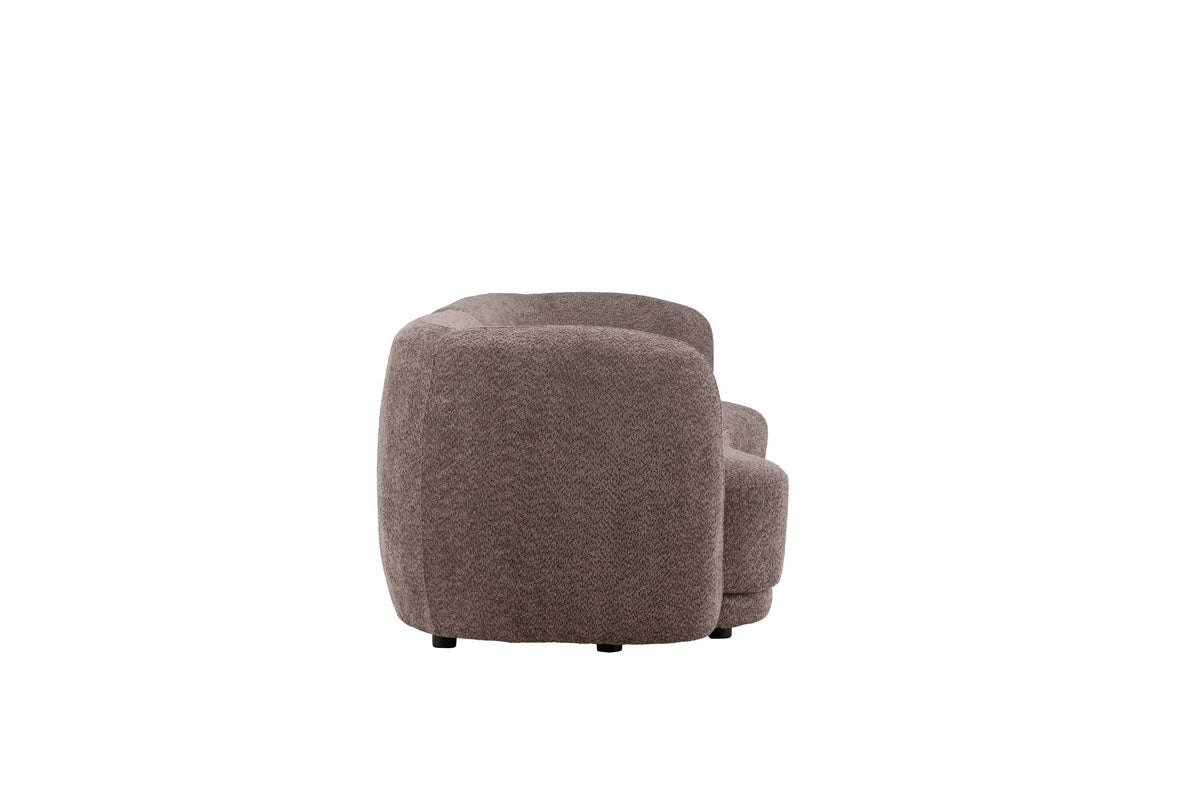 Cielo 3-personers sofa - sort, brun - billede 10