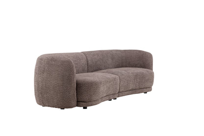 Cielo 3-personers sofa - sort, brun - billede 11