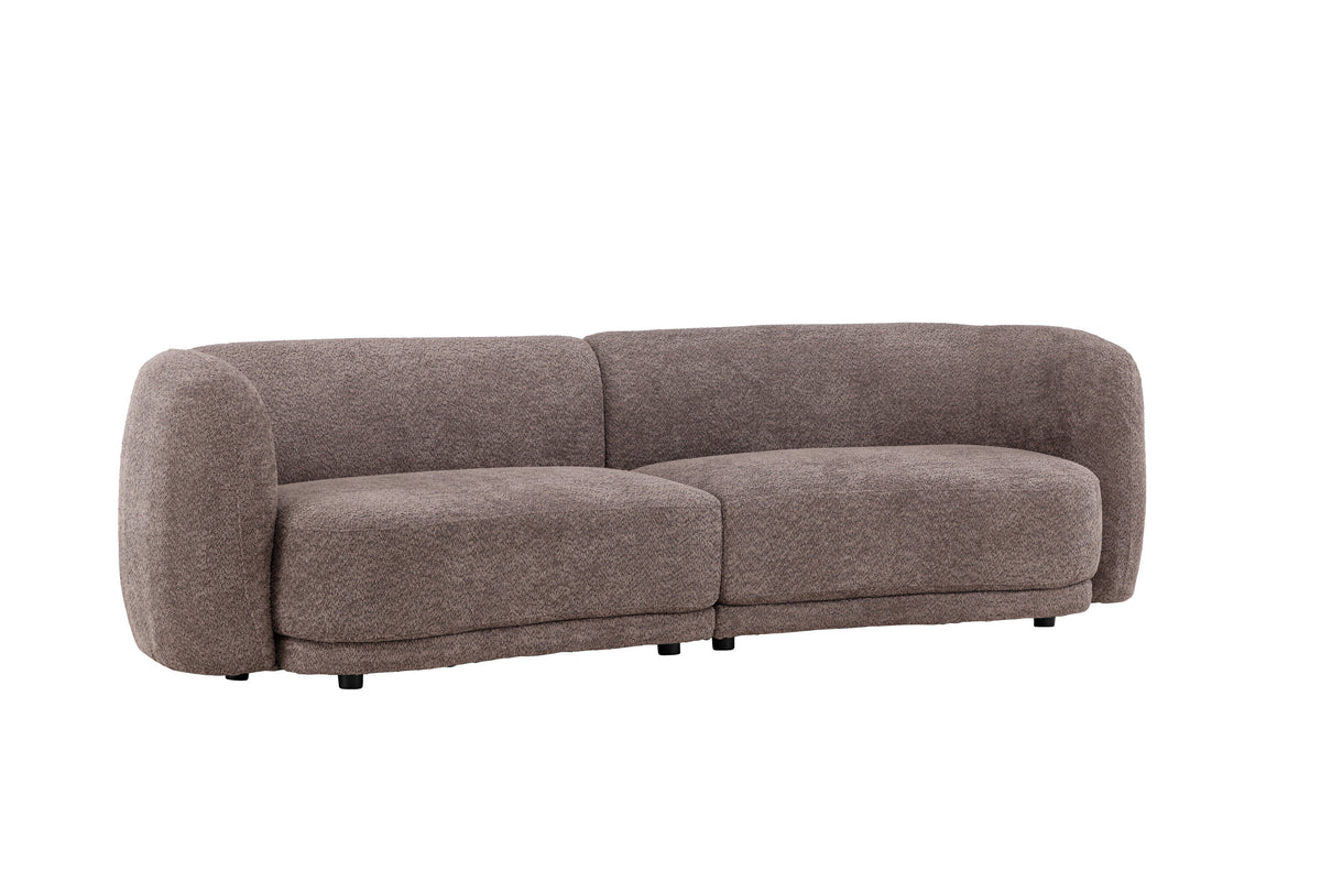 Cielo 3-personers sofa - sort, brun - billede 12