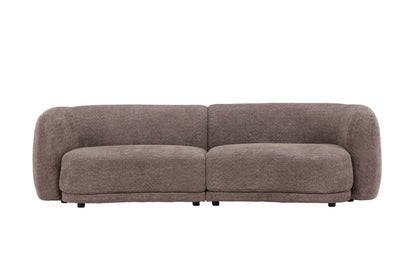 Cielo 3-personers sofa - sort, brun - billede 1