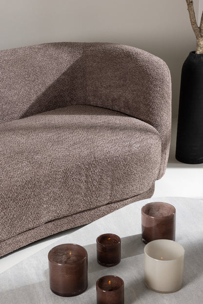 Cielo 3-personers sofa - sort, brun - billede 18