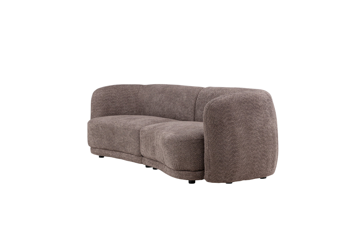 Cielo 3-personers sofa - sort, brun - billede 3