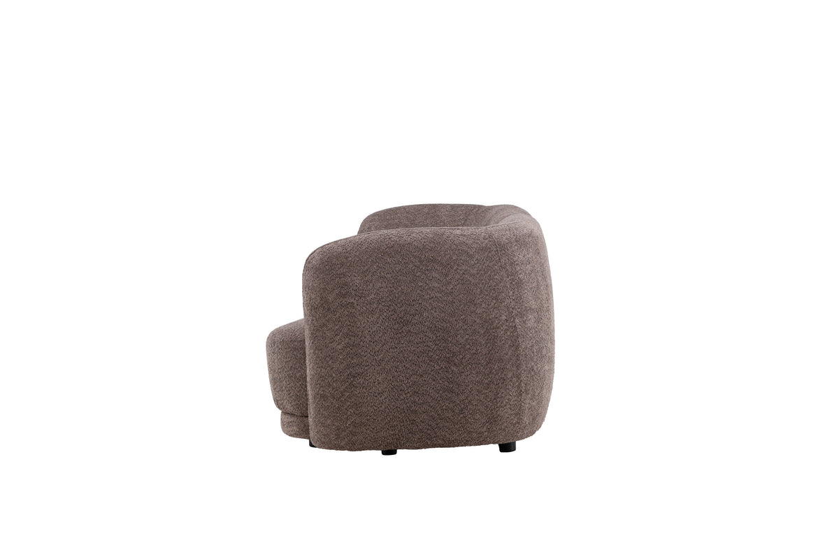Cielo 3-personers sofa - sort, brun - billede 4