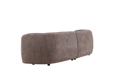 Cielo 3-personers sofa - sort, brun - billede 5