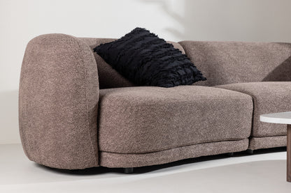 Cielo 3-personers sofa - sort, brun - billede 15